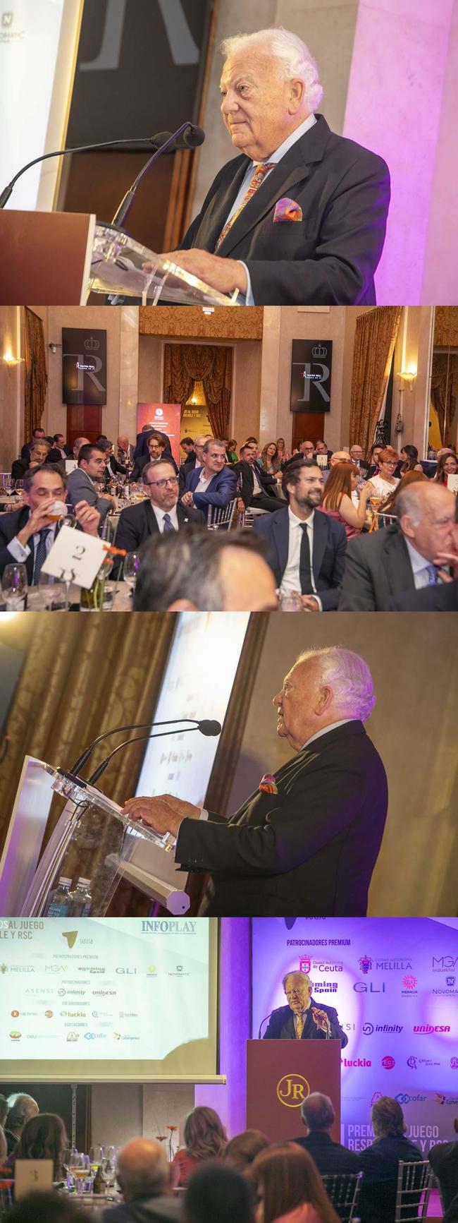 Gibraltar, la ONCE y el futuro del sector: el contundente discurso de clausura de Fernando Fernández de Trocóniz en los VII Premios al Juego Responsable