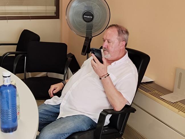 Francesc Perendreu en sesión de terapia online