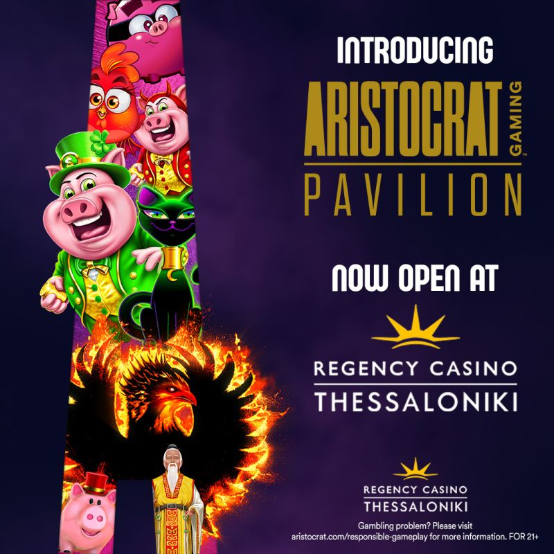 Greece’s Regency Casino Thessaloniki to open exclusive Aristocrat Gaming space in its new Piazza