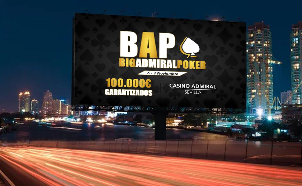 Big Admiral Poker regresa con su segunda edición y 100.000 € en premios garantizados