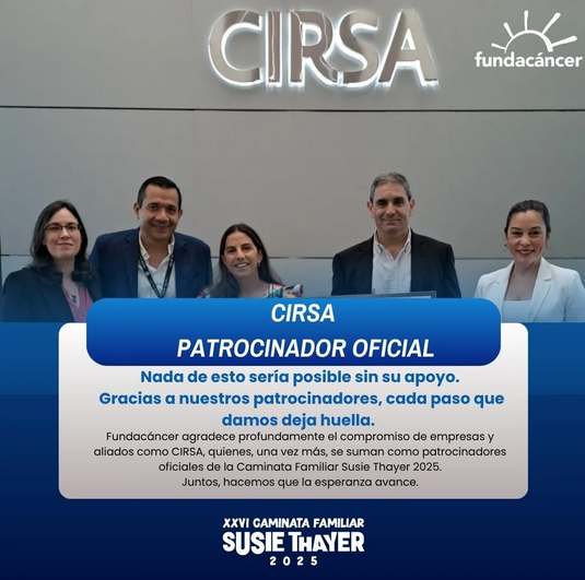 CIRSA se une a la Caminata Susie Thayer 2025 en la Cinta Costera