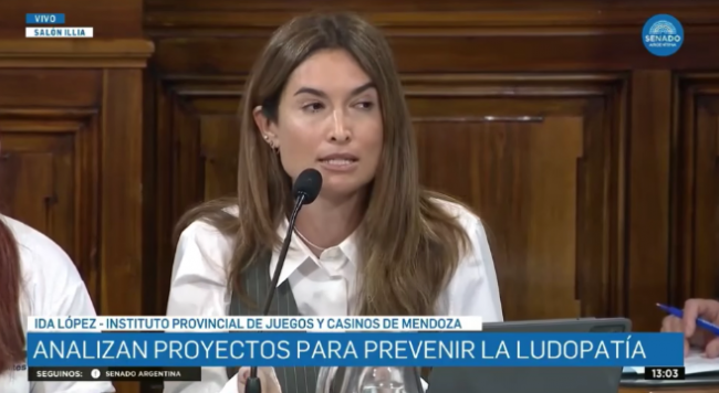 Argentina: ALEA e Ida López defienden en el Senado el juego legal, regulado y responsable como garantía de seguridad y transparencia