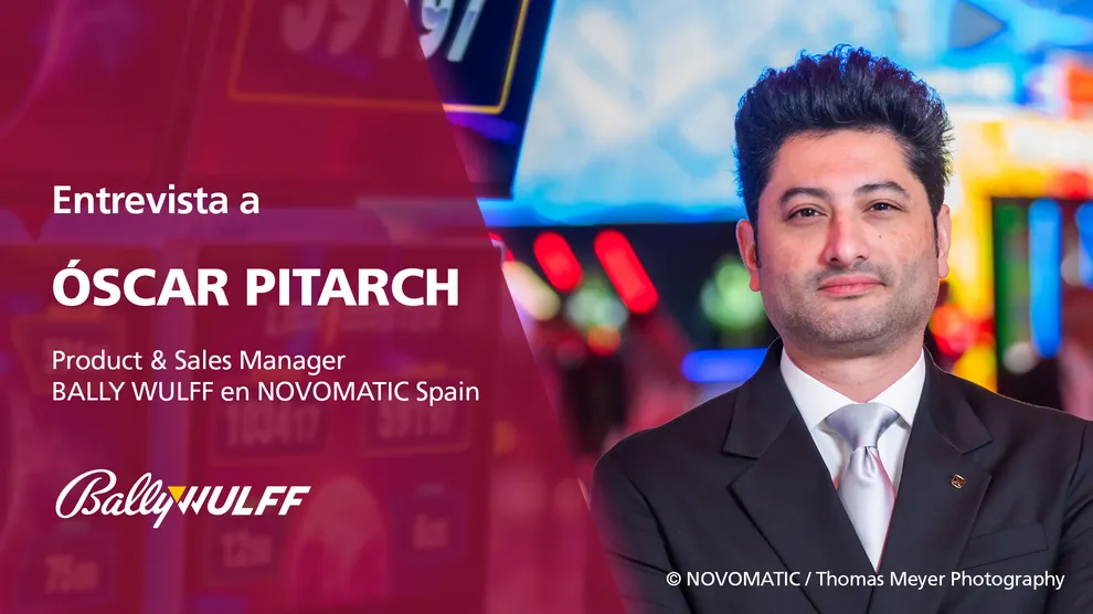 Óscar Pitarch (BALLY WULFF – NOVOMATIC Spain) presenta Link Master Bar y Burning Link en Torremolinos