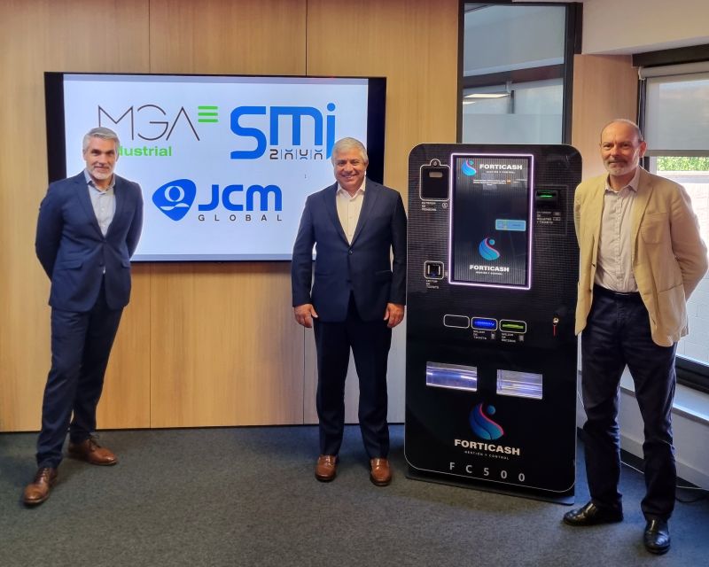 MGA Industrial integra el reciclador MRX de JCM Global en FORTICASH para casinos y salones recreativos