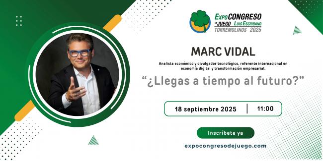 Marc Vidal ofrecerá en el 13º ExpoCongreso la ponencia 