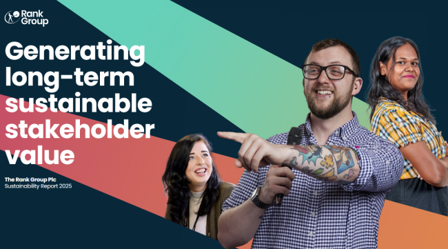 Rank Group público informe de sostenibilidad 2025 con avances en emisiones, safer gambling y comunidades