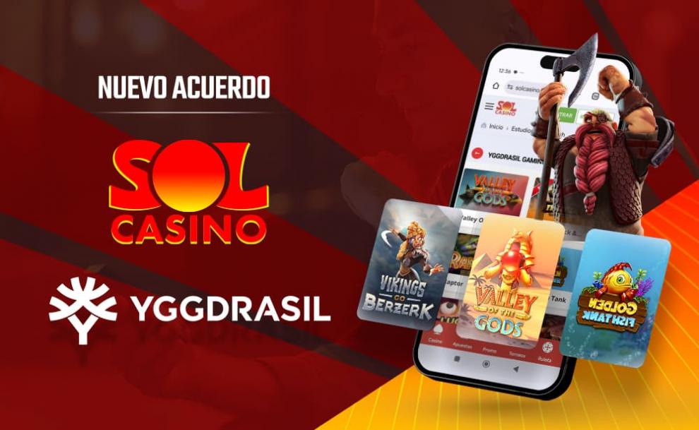 Solcasino amplía su catálogo con los juegos de Yggdrasil Gaming