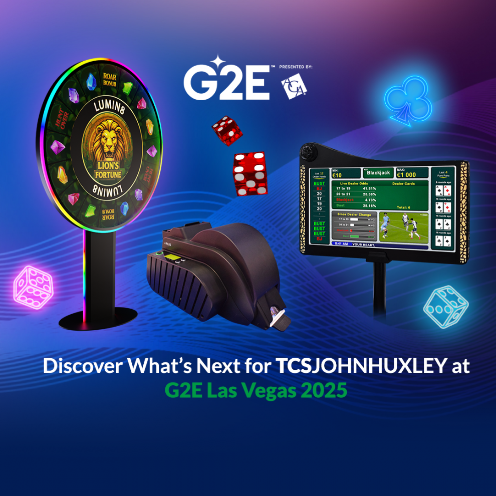 TCSJOHNHUXLEY patrocina el primer G2E Dealer Championship en Las Vegas