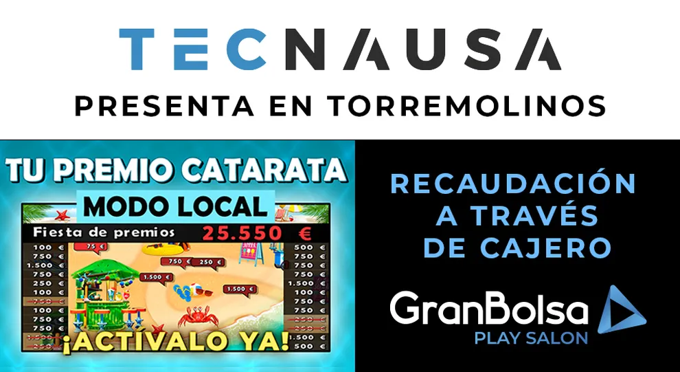 Tecnausa presenta Premio Catarata y recaudación automatizada en cajero con GranBolsa