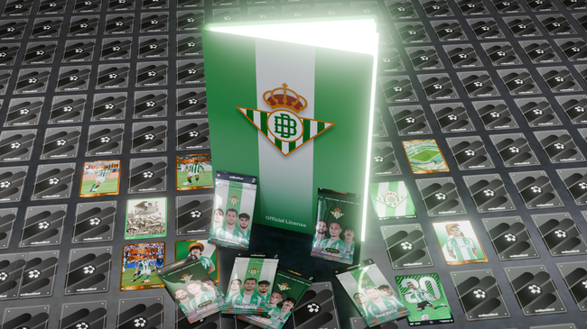 El Real Betis se adentra en el mundo del juego digital con su primer álbum oficial de cartas en Collectibol