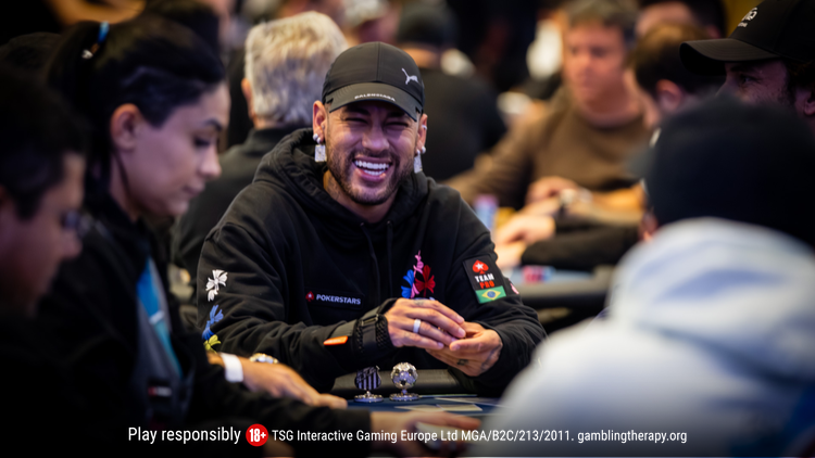 Neymar Jr destaca en el WCOOP 2025 de PokerStars y roza su primer título en el evento Titans