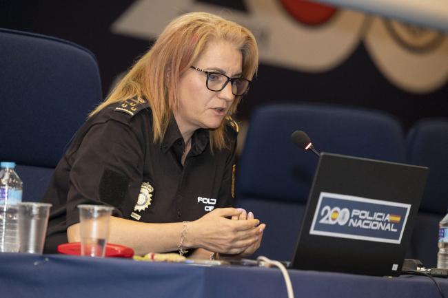 La inspectora Mónica Alba Quintana