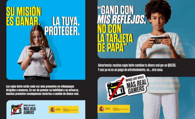 Consumo alerta sobre los riesgos de las ‘loot boxes’ en videojuegos con una campaña dirigida a jóvenes y familias