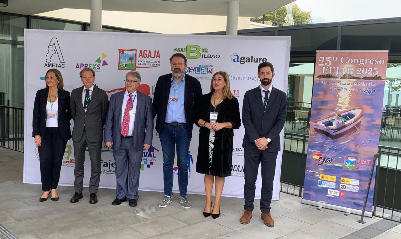 David Cabañó, responsable de Juego de la Xunta de Galicia, participa en la inauguración del Congreso de FEJAR con apoyo de la ONCE