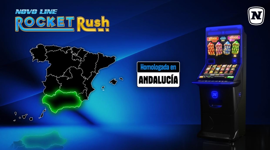 NOVO LINE Rocket Rush revoluciona la hostelería andaluza con innovación y jackpots progresivos