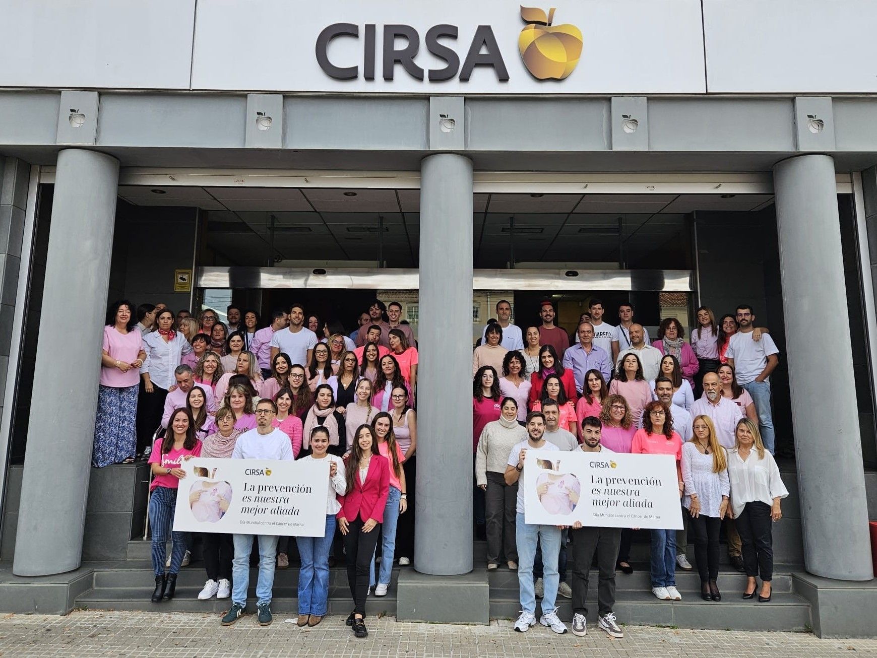 La gran familia de CIRSA se une en todas sus delegaciones por el Día Mundial contra el Cáncer de Mama