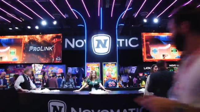 NOVOMATIC comparte las primeras imágenes en vídeo de su participación en G2E Las Vegas
