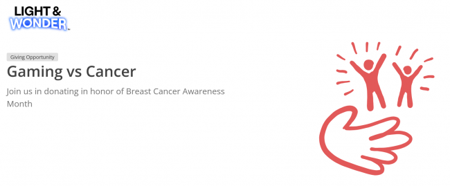 Light & Wonder lanza la campaña Gaming vs. Cancer junto a Global Gaming Women y G2E