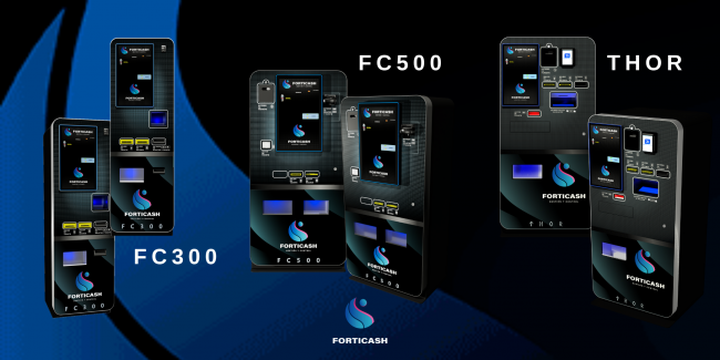 MGA Industrial lanza FORTICASH: gestión de efectivo con TITO y cashless (FC300, FC500 con MRX, THOR de nivel bancario)
