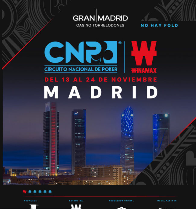 Madrid acogerá la Gran Final del CNP Winamax 2025, cita clave para el póker profesional