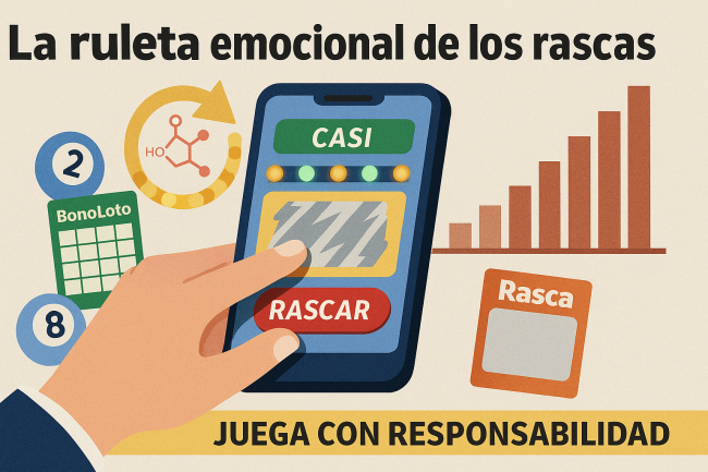 Telecinco explica el poder adictivo de los rascas: coste mínimo, inmediatez y refuerzo constante