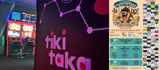 Tiki Taka Games patrocina el Oktoberfest de San Javier con un fin solidario