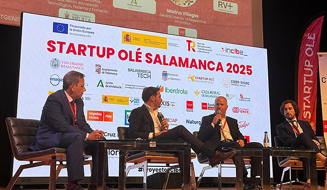 Miguel Marín defiende en Startup OLÉ Salamanca que Melilla es un territorio altamente competitivo y atractivo para la inversión