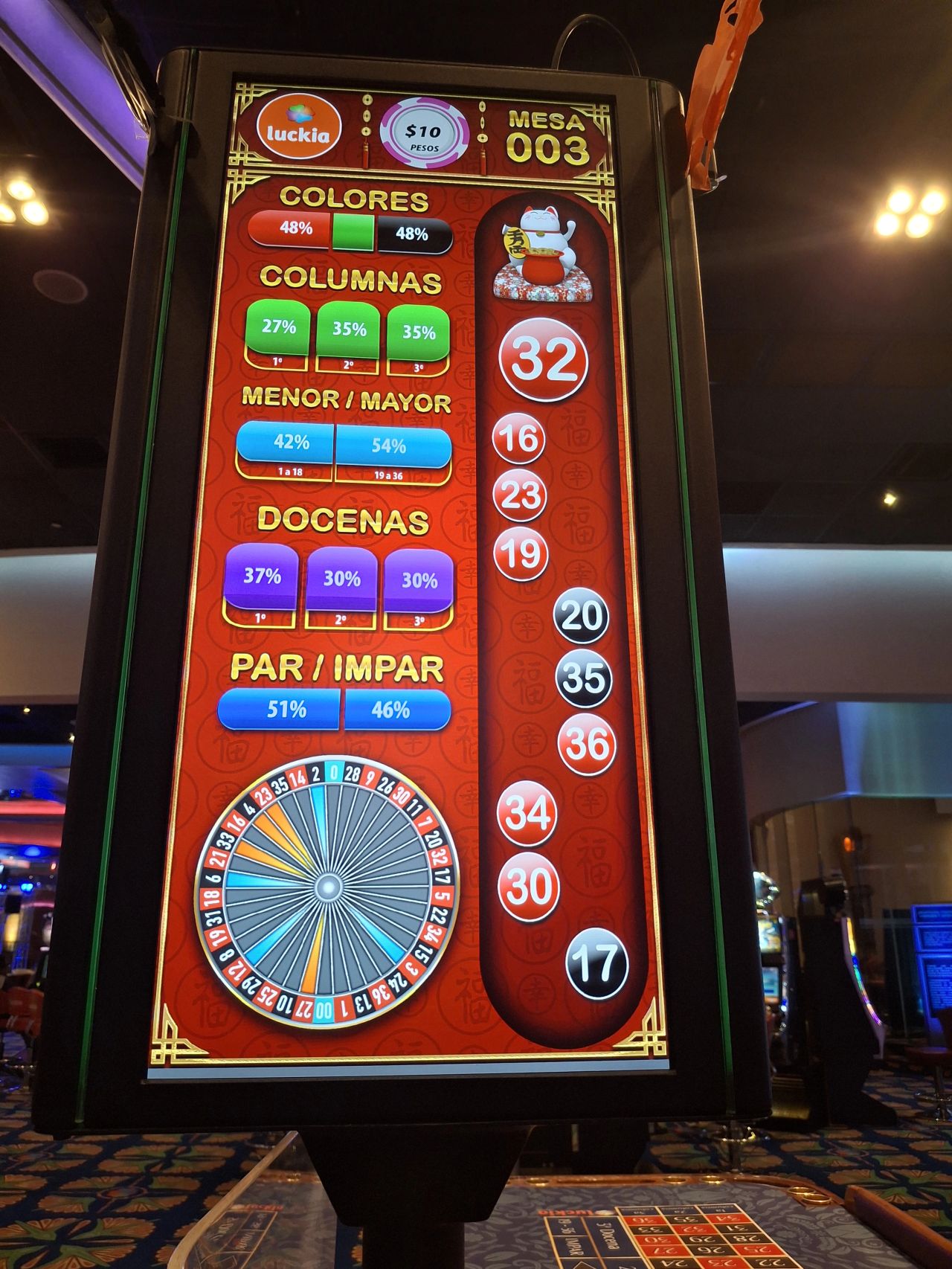 Luckia Casino Copiapó actualiza su oferta de juego con la instalación de novedades tecnológicas en sus ruletas