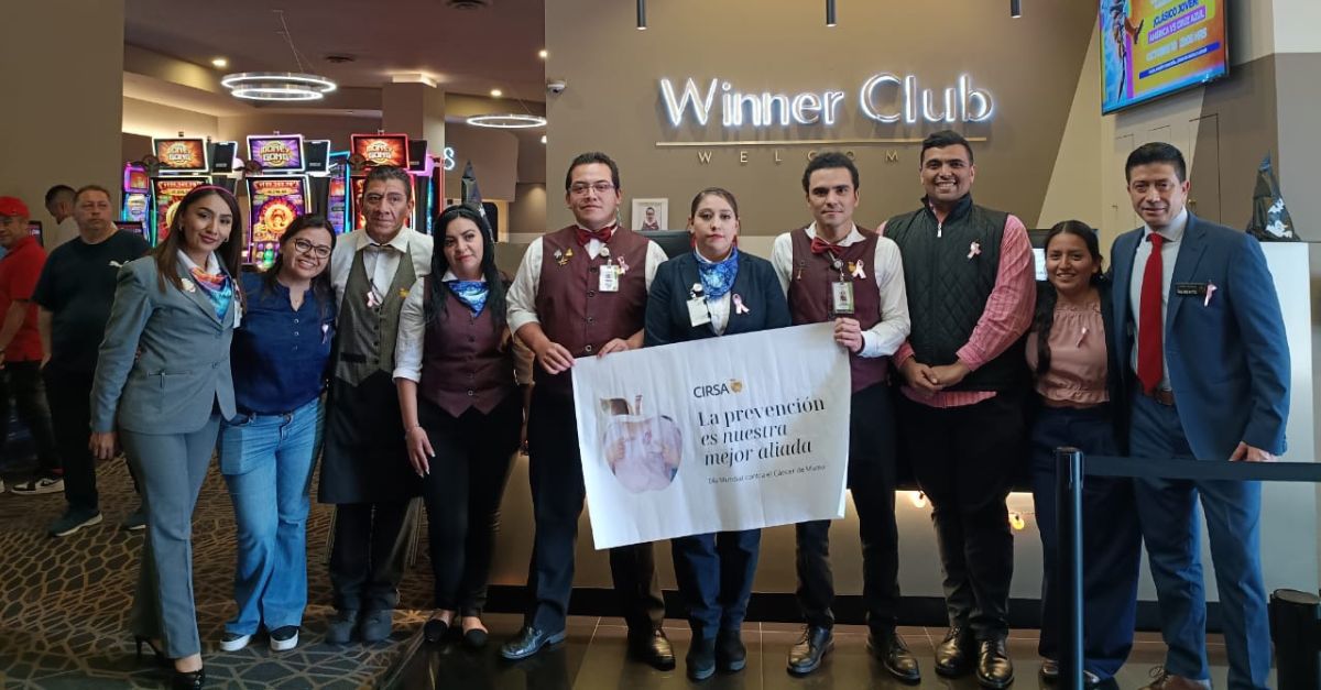 La gran familia de CIRSA se une en todas sus delegaciones por el Día Mundial contra el Cáncer de Mama