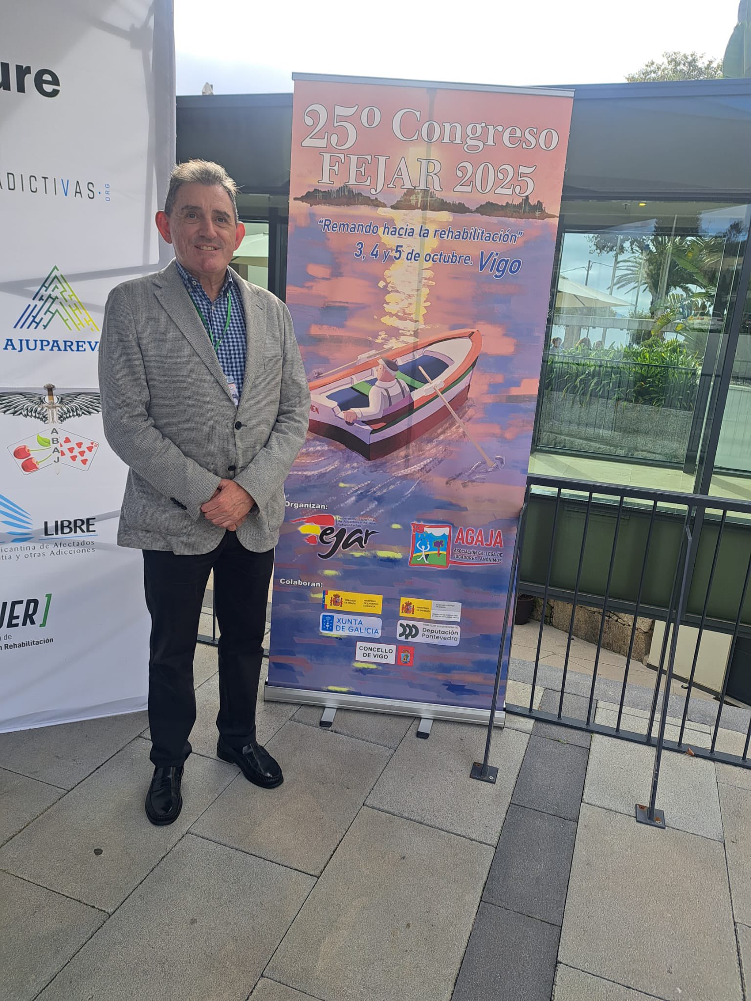 David Cabañó, responsable de Juego de la Xunta de Galicia, participa en la inauguración del Congreso de FEJAR con apoyo de la ONCE