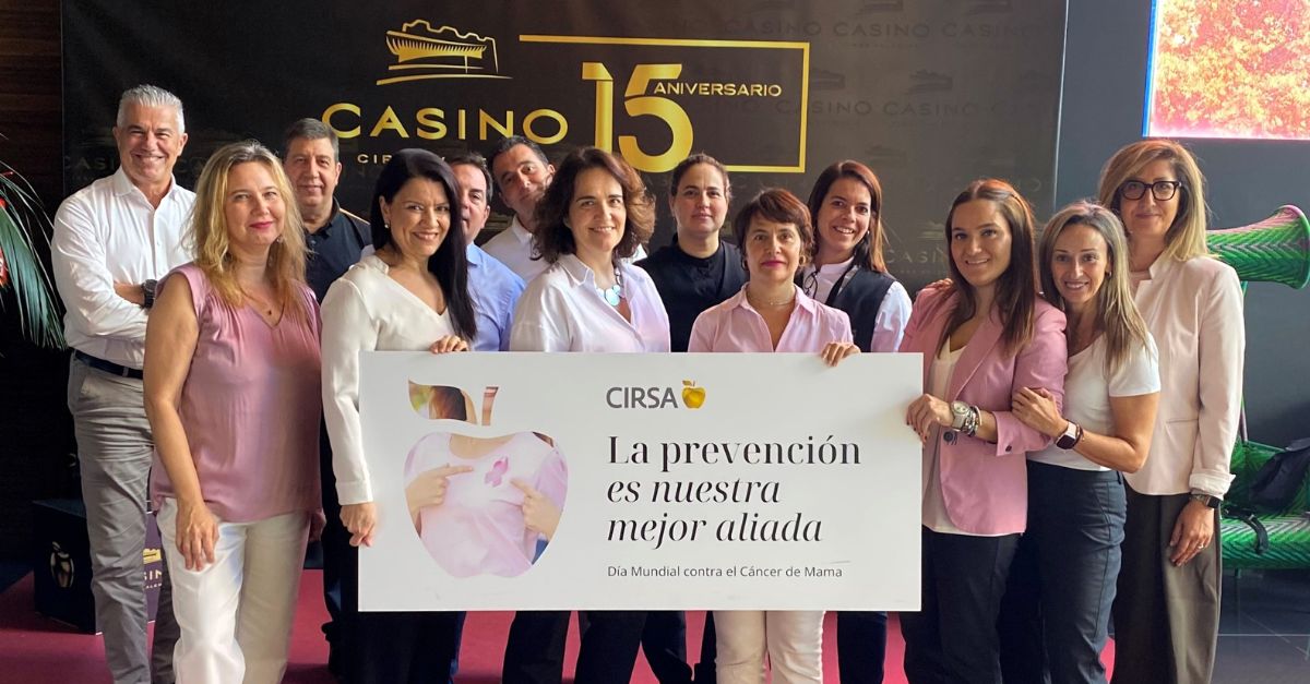La gran familia de CIRSA se une en todas sus delegaciones por el Día Mundial contra el Cáncer de Mama