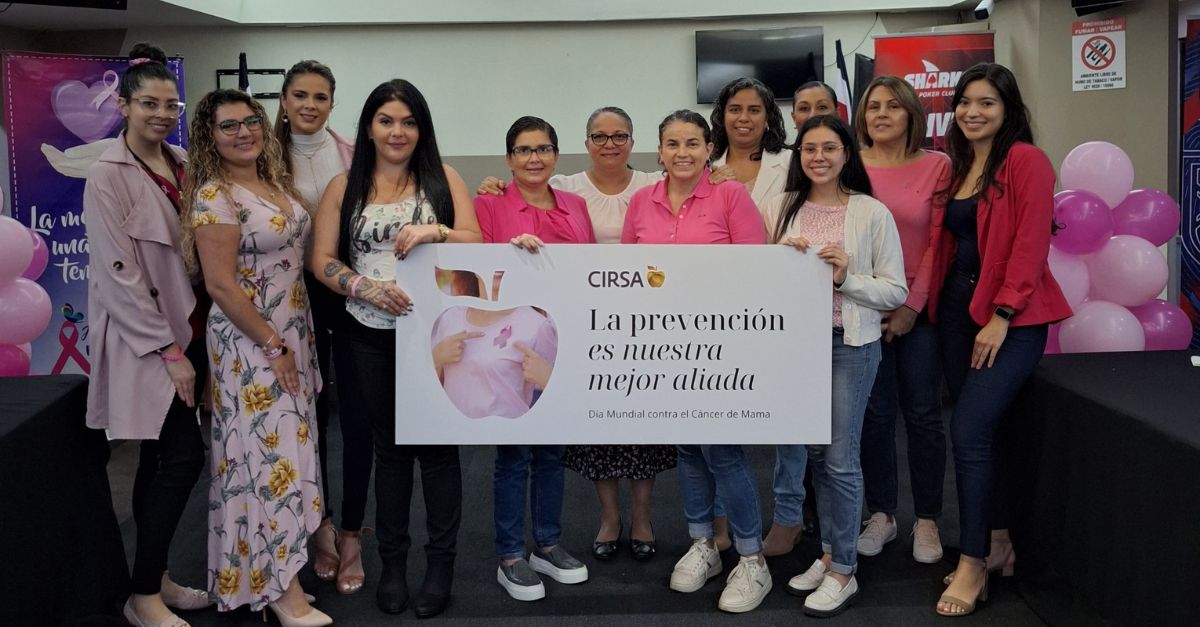 La gran familia de CIRSA se une en todas sus delegaciones por el Día Mundial contra el Cáncer de Mama