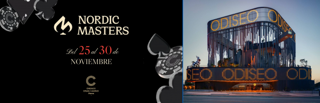 Nordic Masters de Póker llega a España: Orenes Gran Casino Murcia