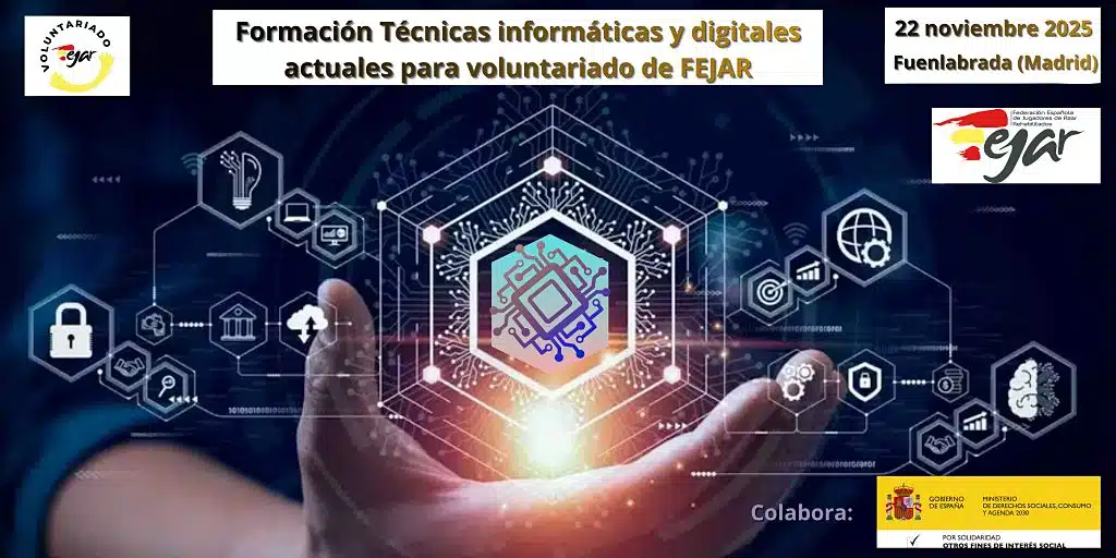 FEJAR organiza en Fuenlabrada una formación digital para reforzar el trabajo de su voluntariado en trastorno por juego