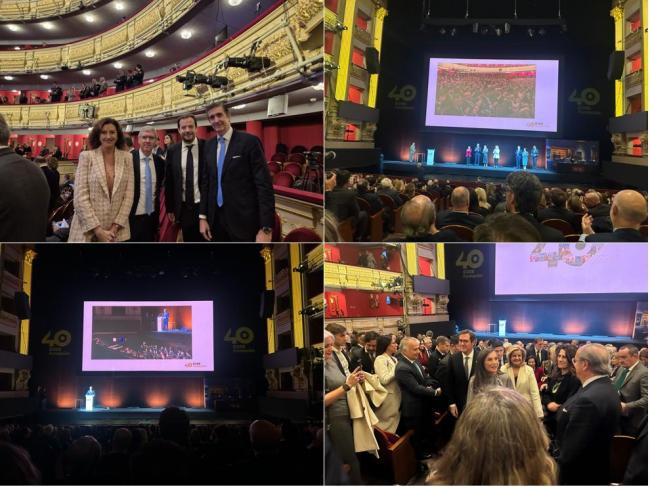 FEMARA en el 40º Aniversario de la Fundación CEOE, Presidido por S.M. la Reina Letizia