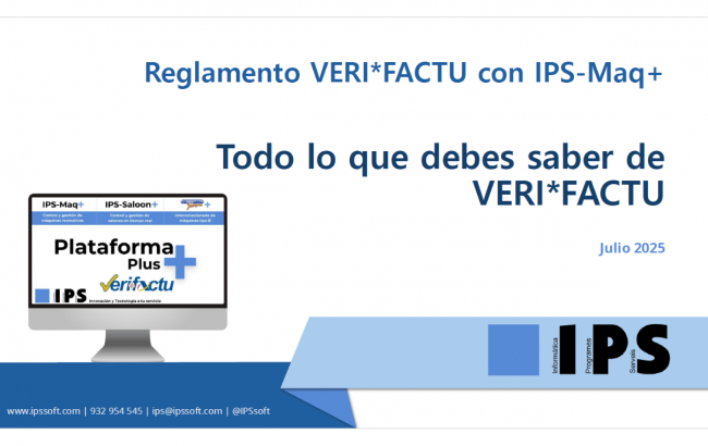 IPS anticipa un éxito rotundo en su webinar sobre VERI*FACTU