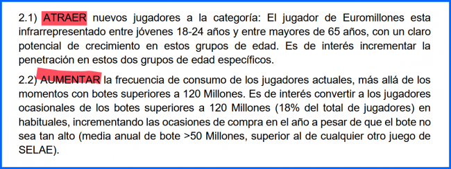 AS PRUEBAS: SELAE busca aumentar el consumo y captar público joven por encima de los mensajes de responsabilidad