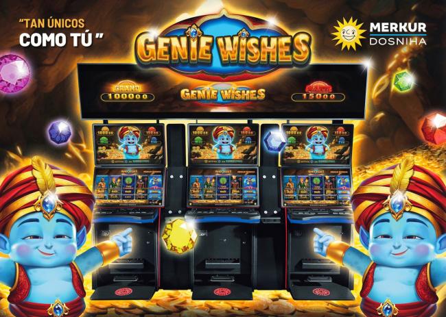Merkur lanza GENIE WISHES: Tecnología, 4 Jackpots y 3 Modos de Juego