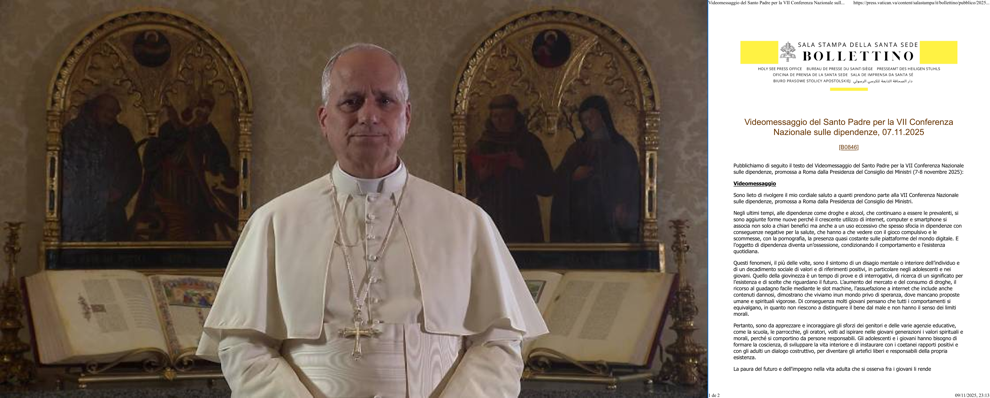 León XIV ofrece a los jóvenes 5 caminos de prevención frente a las adicciones, incluyendo el uso problemático del juego
 