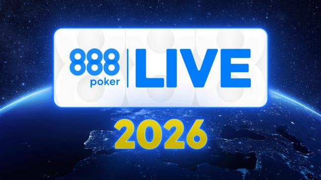 Madrid y Barcelona serán sedes del 888poker Live 2026 junto a Glasgow y Londres