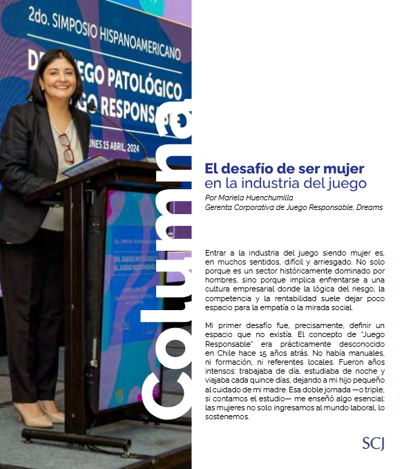 Mariela Huenchumilla impulsa un nuevo liderazgo femenino en la industria del juego