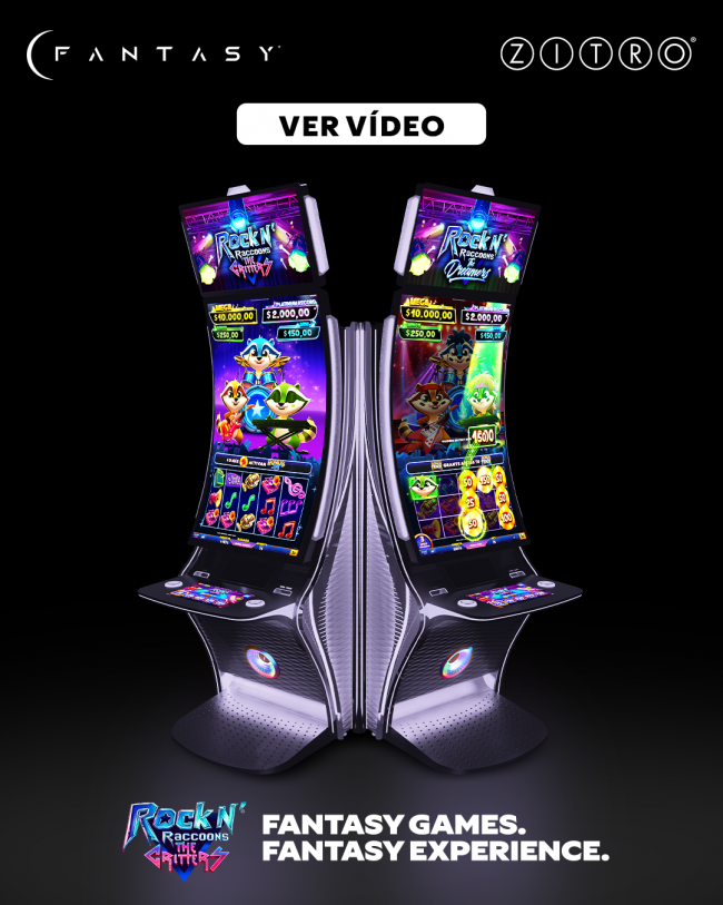 ZITRO. Rock n’ Raccoons Slot: Duelo Musical, Jackpot Platinum Record en FANTASY