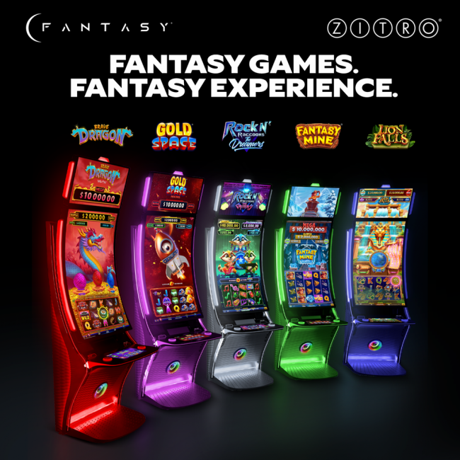 Zitro rompe el molde con FANTASY, el gabinete que se convierte en un viaje sensorial con cinco juegos inmersivos