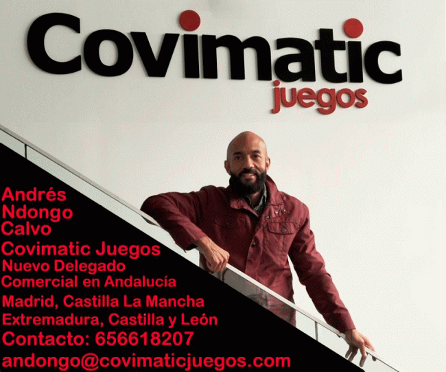 Covimatic nombra a Andrés Ndongo nuevo delegado comercial para cinco comunidades autónomas