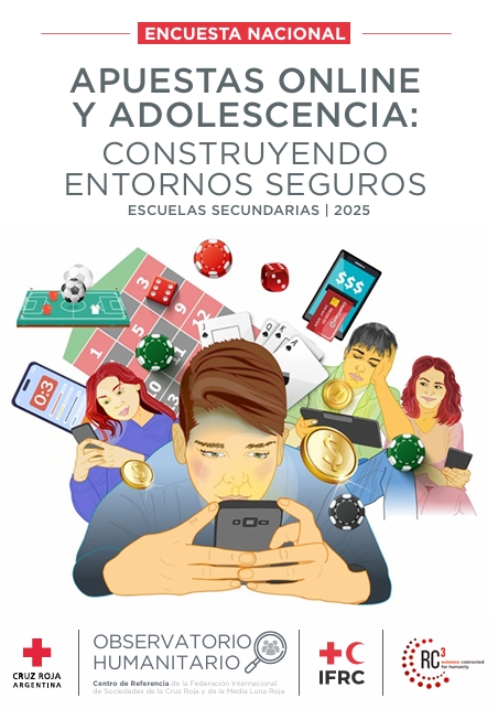 Cruz Roja Argentina se implica contra las apuestas online en adolescentes con un informe nacional