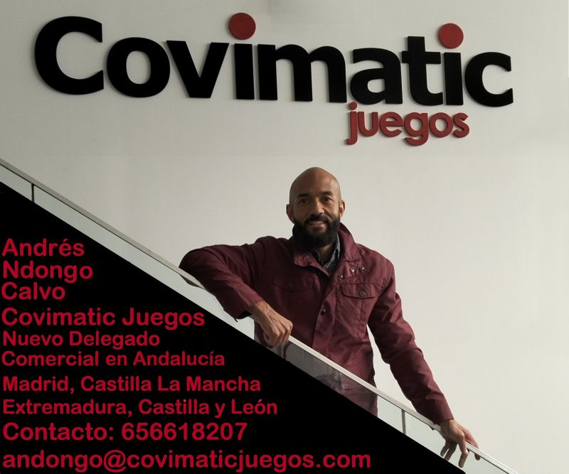 Grupo Covimatic confirma el fichaje de Andrés Ndongo como nuevo delegado comercial en cinco comunidades