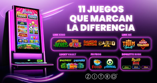 ILLUSION de Zitro llega a hostelería con juegos Link y ruleta 3 en 1