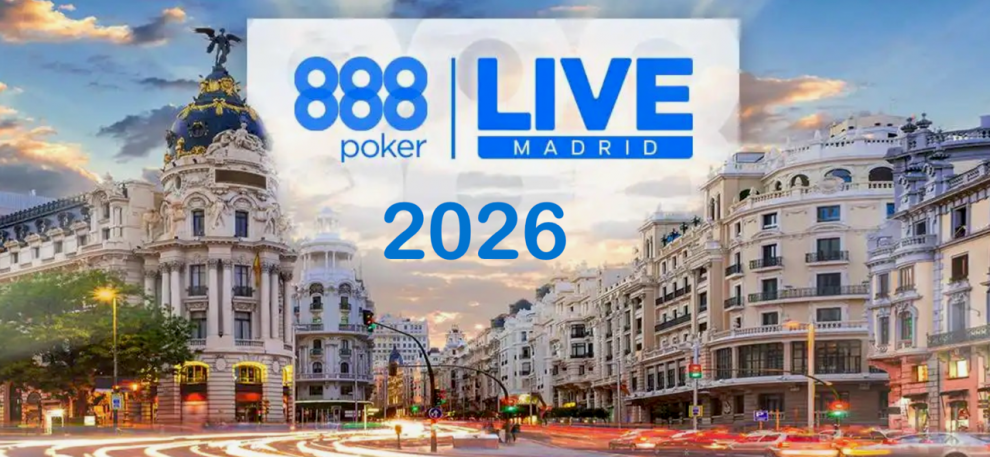 Madrid abre la temporada del 888poker Live 2026 con ocho días de torneos en el Casino Gran Vía