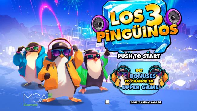 MGA Games lanza “Los 3 Pingüinos”, una slot navideña con 6 minijuegos y premios de hasta 15.000 euros