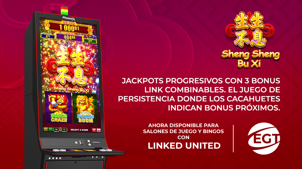 EGT cierra 2025 a lo grande: el cabinet Phoenix 50 V irrumpe en salones y bingos con el tándem Sheng Sheng Bu Xi y Zhao Cai Shuang Yu